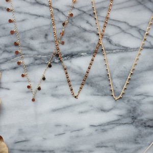 18k Gold Plated Layering Necklaces