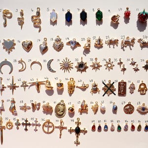 Build Your Own Diy Gold Charm Necklace Etsy