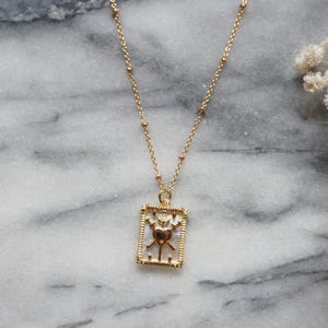 Three of swords pendant tarot necklace