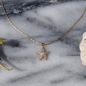 Coralie zeester hanger ketting