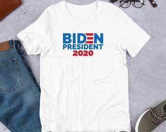 Biden 2020 Short-Sleeve Unisex T-Shirt - Biden for President, Democrat, 2020 Election, Joe Biden