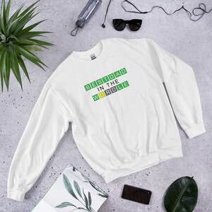 Best Dad in the Wordle Unisex Sweatshirt - Vatertag Pullover, Geschenk für Papa, Wordle Sweater