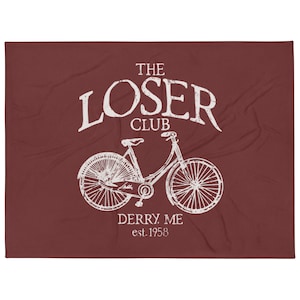 The Losers Club Throw Blanket - IT Blanket, Vintage, Clown, Scary Movies, Horror
