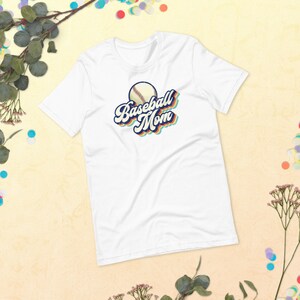 Baseball Mom Vintage Short-Sleeve Unisex T-Shirt - Baseball Mom Tee, Sports Shirt, Baseball Shirt for Mom