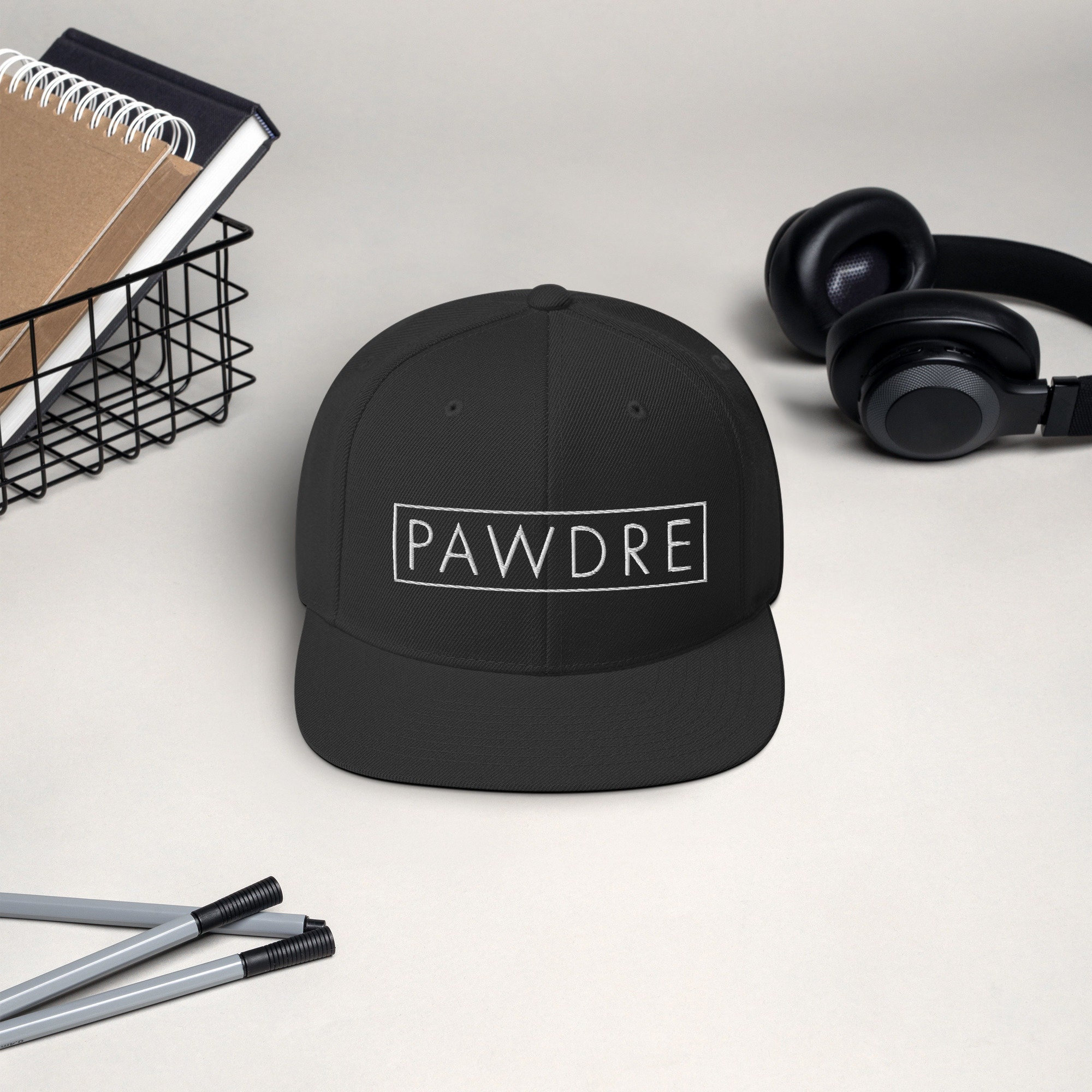 Pawdre Snapback Hat - Fur Dad, Dog Lover, Dog Dad Hat, Gift for Dad, Father's Day Gift