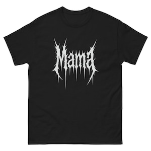 Mama death metal shirt - Moederdagcadeau, shirt goth moeder, cadeau voor metal mom, aangepast metalen shirt, Rebel Mama