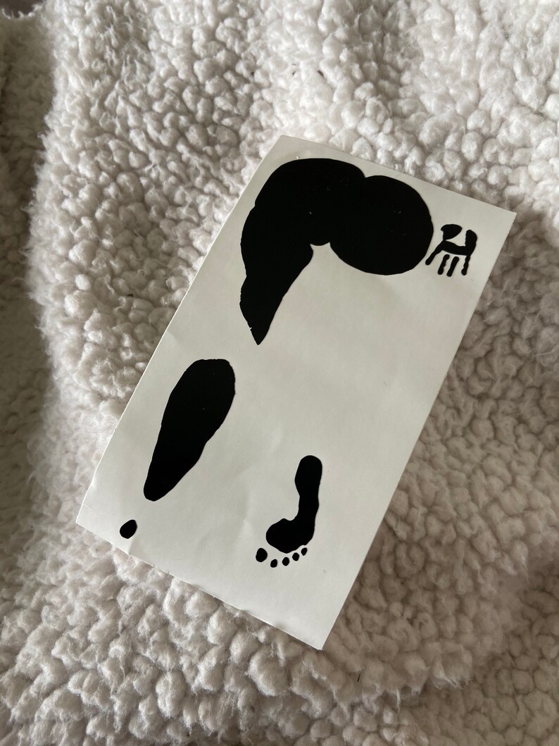 Custom body art decal | Etsy