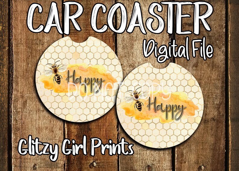 Download Car Coaster Template-Instant download-Sublimation | Etsy