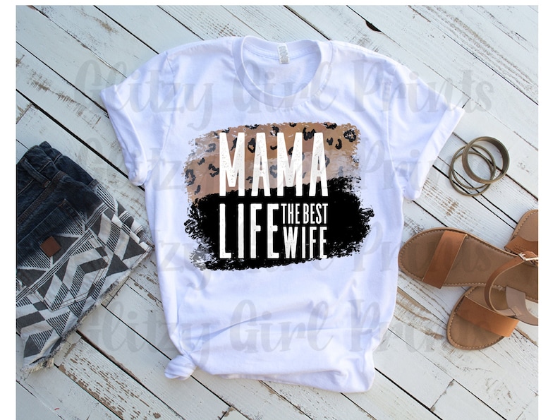 Mama Life Cheetah PNG-Instant download-Sublimation graphics-PNG-Waterslide Printable-Clip Art-