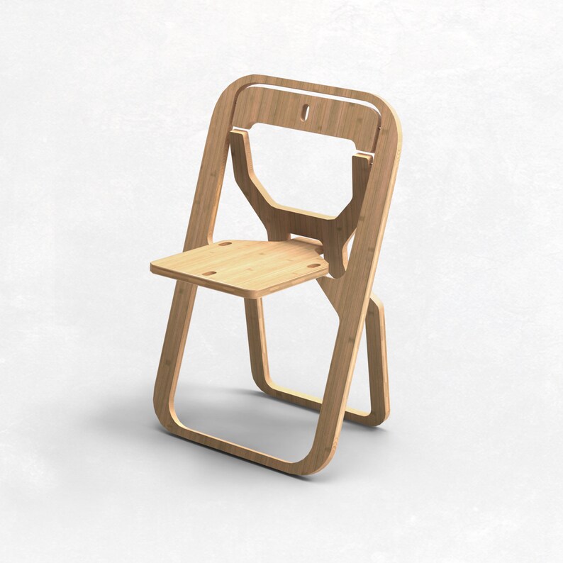 Chaise pliante design contemporain bois  Etsy