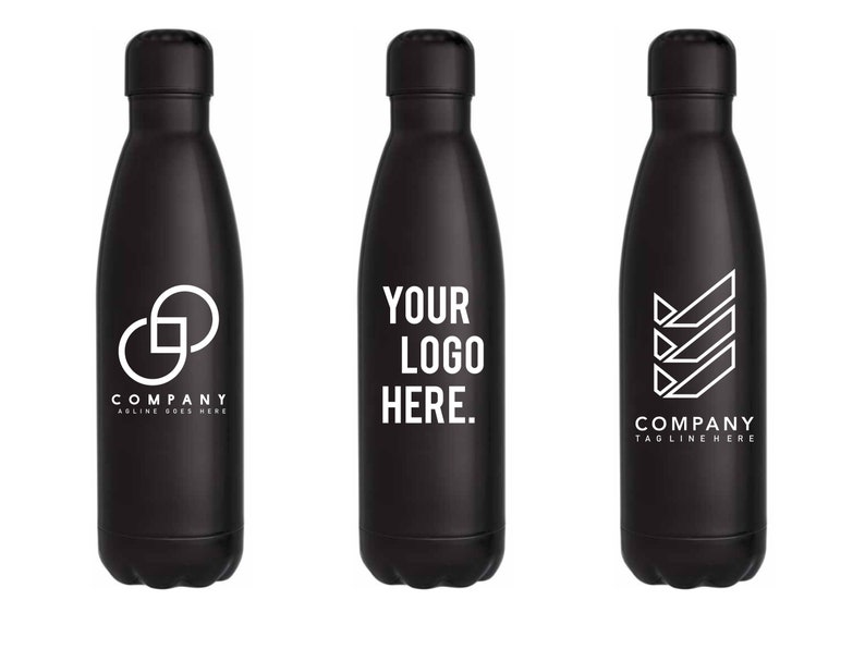 Bottiglia d'acqua fredda personalizzata con il logo della tua azienda qui Borraccia sottovuoto Perfetta per bevande calde e fredde da 500 ml, bottiglie per palestra ed escursionismo immagine 1