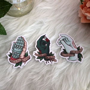 F M A B 2,5" glanzende vinylstickers