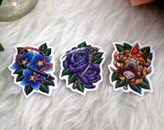 Pegatinas de vinilo brillante de 2,5" inspiradas en el juego Hades
