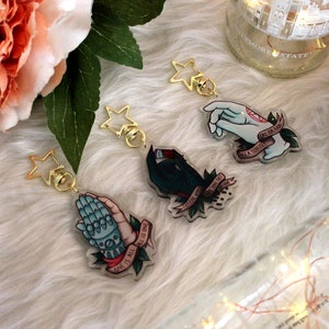 F M A B 2.5&quot; Acrylic Charm Keyrings
