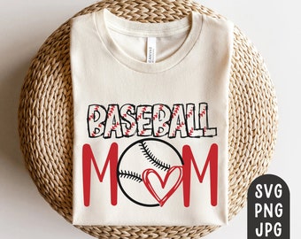 Baseball Mom with Stitch SVG Baseball mom, Baseball Svg, Funny Baseball Mom Shirt, Svg Cut File for Cricut & Silhouette, Png