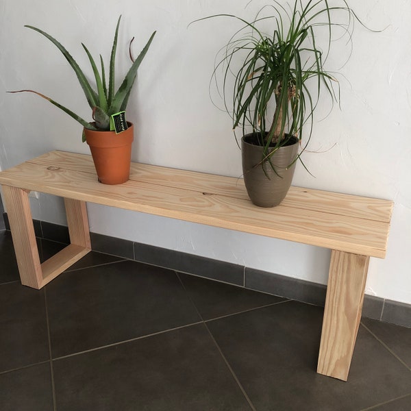 Banc en bois sur mesure