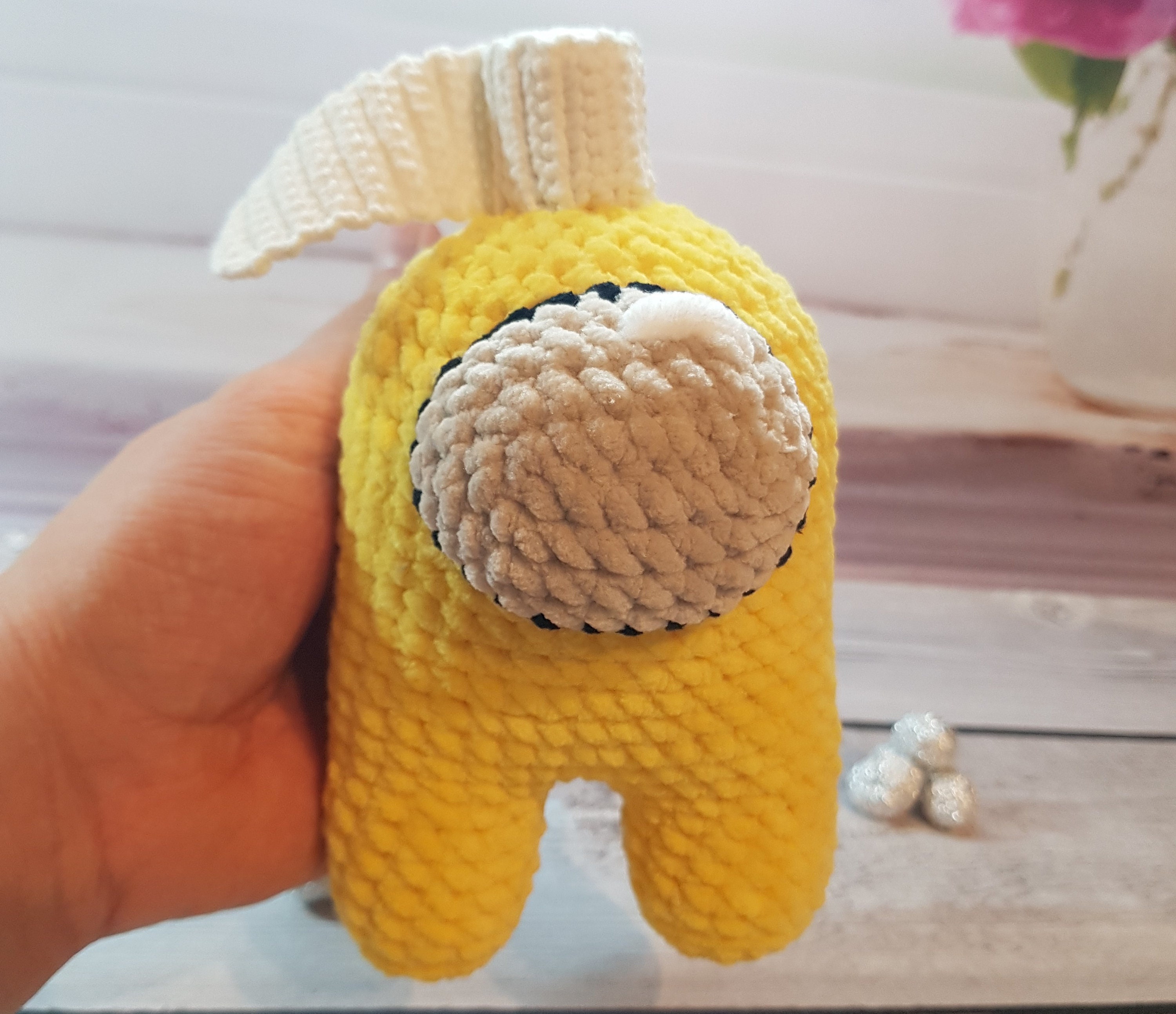 Yellow Among Us plush gift for a real fan of the game Among | Etsy