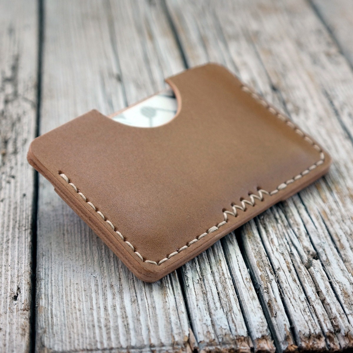 Leather Card Holder PDF Pattern. Template of Pocket Mini Etsy