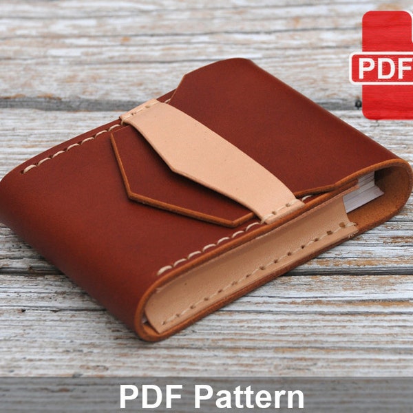Leather Card Holder Pattern Etsy