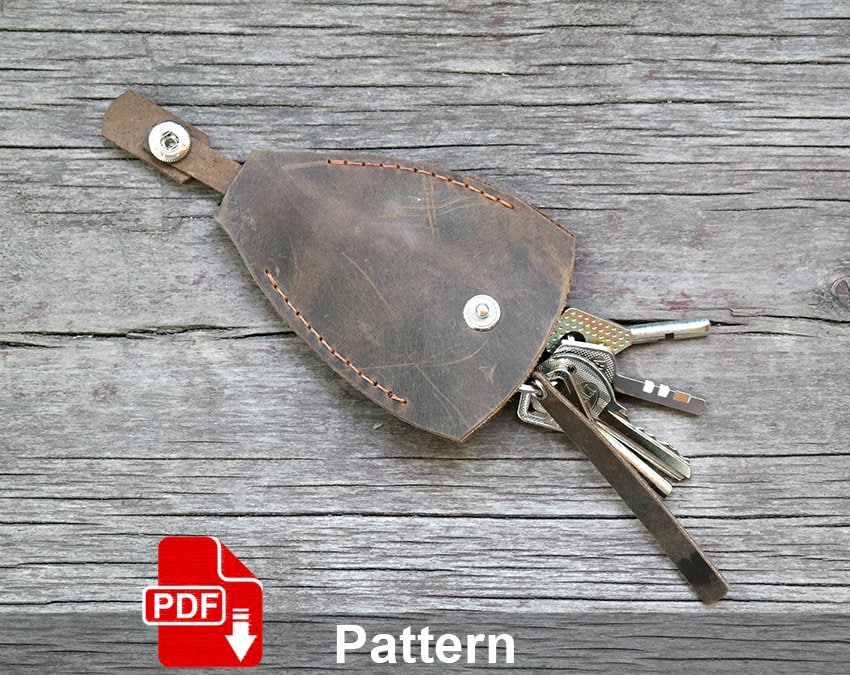 Customized Gift Leather Key Pouch, Key Case, Bell shape Key Holder