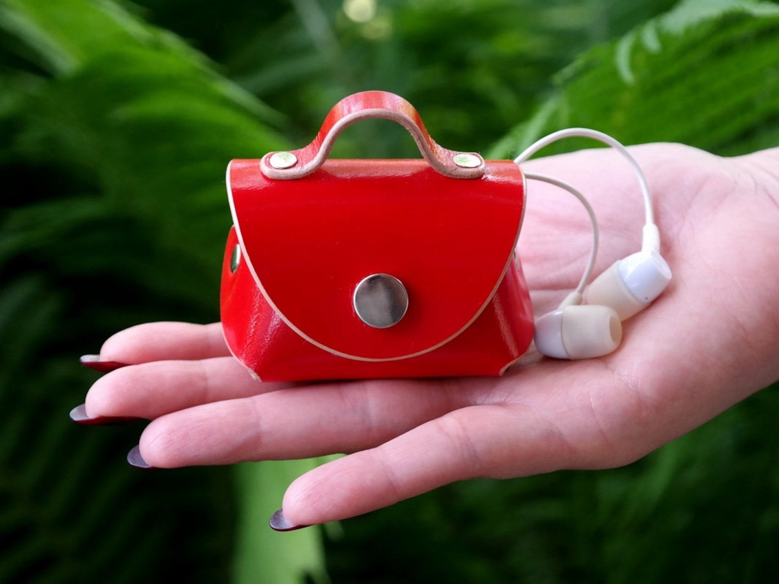 Leather Earphone Bag Pattern. Earphone Pouch. Mini Bag PDF Etsy