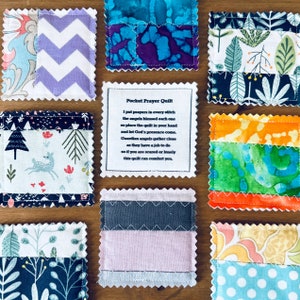 Pocket Prayer Quilt / Add a Wooden Cross