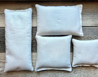 Replacement Hot/Cold Packs with Organic Flax Seed for Removable Covers