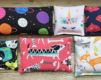 Hot/Cold Packs with Organic Flax Seed Kid Designs