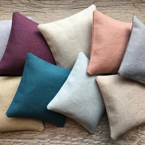 Cedar Lavender and/or Cedar Peppermint Sachets Set of 4, 3x3, Lavender for Drawers, Storage, Organic Air freshener