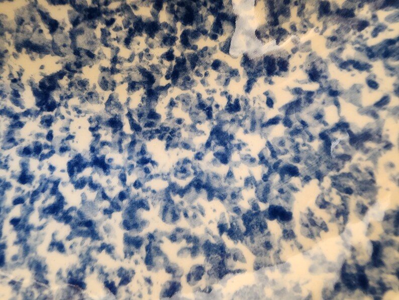 18 Large El Camino USA Pottery Blue Sponge Ceramic Etsy