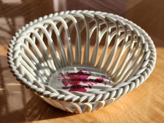 5" Herend Raspberry Chinese Bouquet Pattern Fine … - image 10