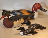 Handmade Vintage Wooden Duck Decoys, select individual styles available