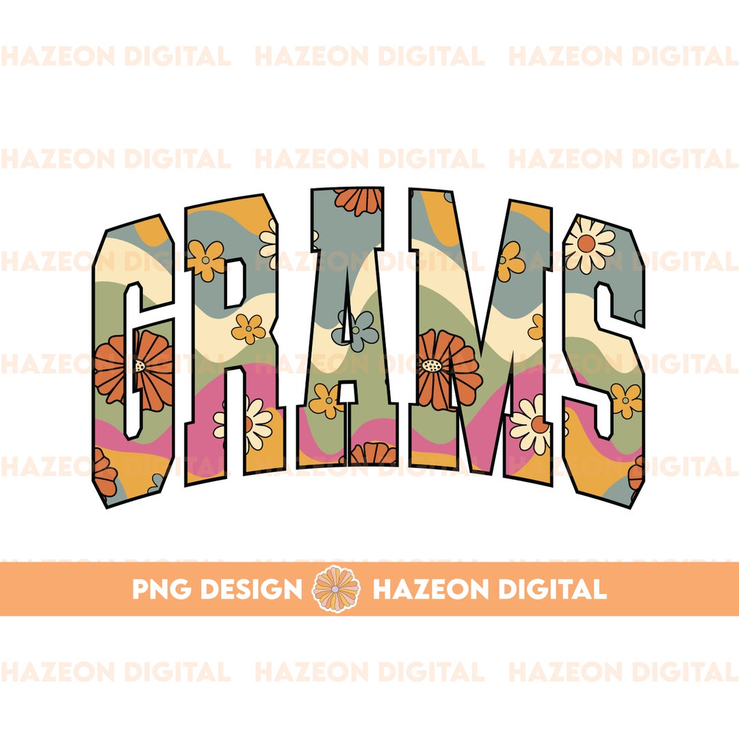 Trendy Retro Grams PNG Retro Flowers Varsity Popular Aesthetic Trendy ...