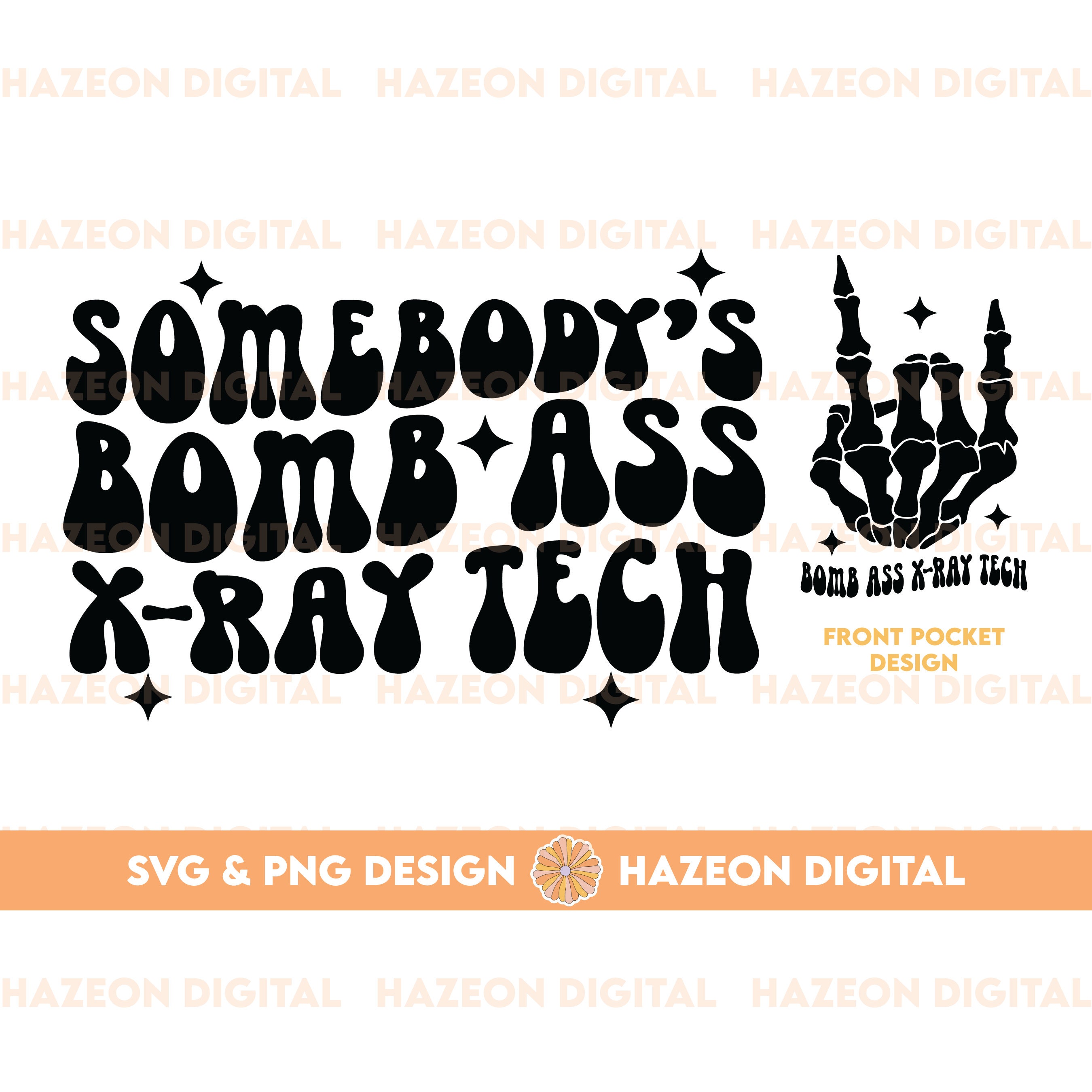 Somebodys Bomb Ass Xray Tech SVG PNG Trainer Funny Trendy Popular ...