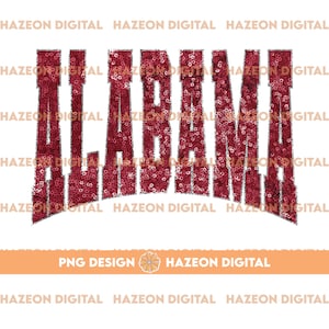 Trendy Retro Alabama PNG Faux Sequin Png Varsity Popular Aesthetic Trendy Alabama Checkered Shirt Design Sublimation DTG PNG For Mug
