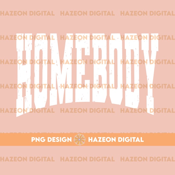 Homebody PNG Modern Retro Desgastado Varsity Estética Popular Moderna Ansiosa Diseño de Camisa a Cuadros Sublimación DTG PNG Para Taza