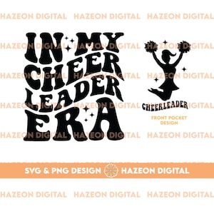 In My Cheerleader Era SVG PNG Cheerleader Svg Game Day Svg Sports Cheerleader Shirt Svg Cheer Svg Png Sublimation Design Cut File