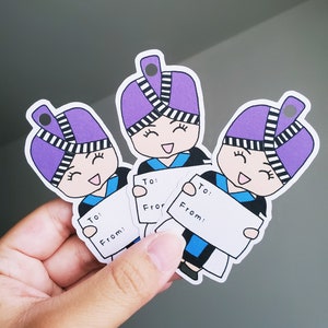 Hmong Girl Gift Tag | Set of 6