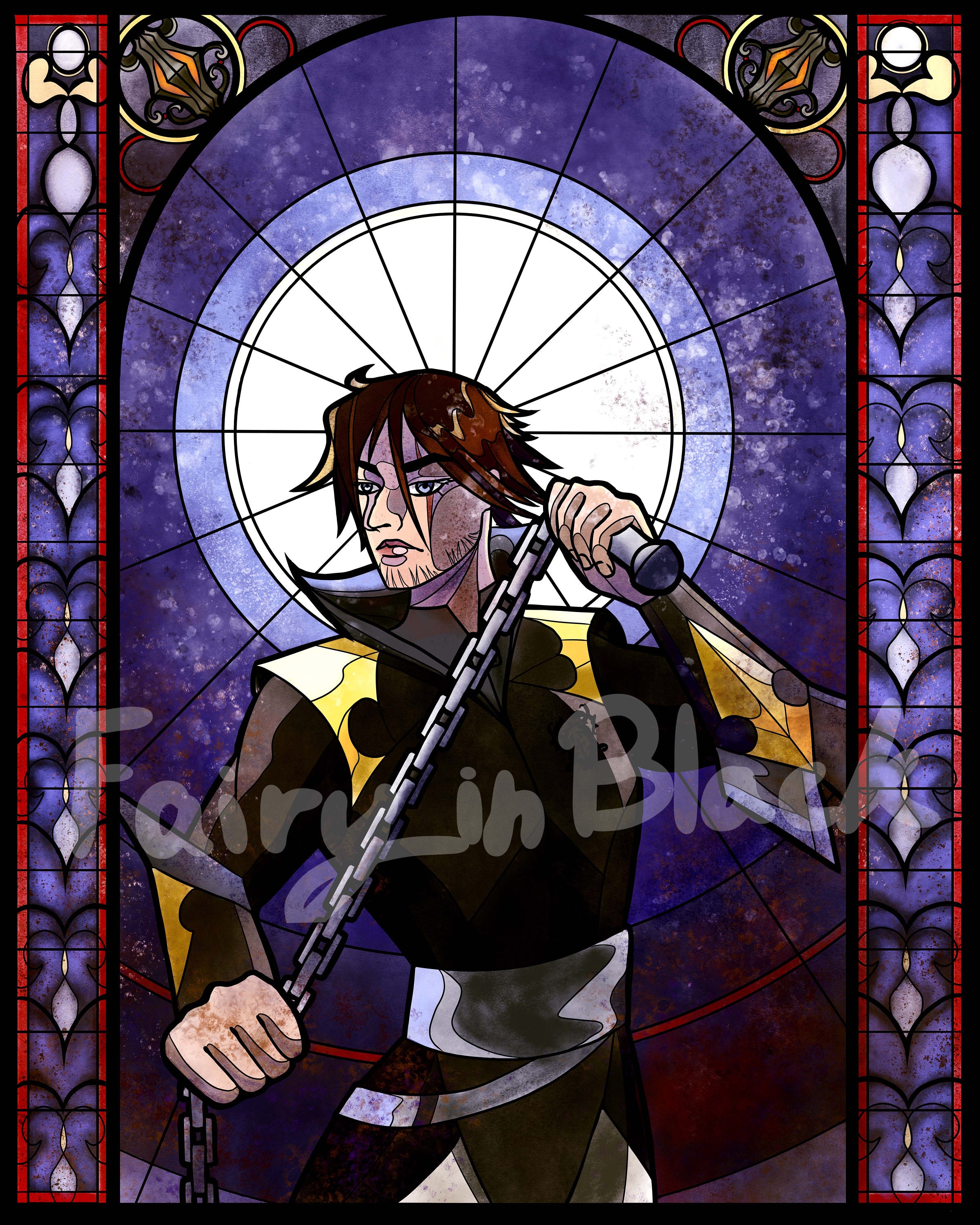 Set of 2 5.5x8.5 prints Castlevania Trevor Belmont -  Portugal