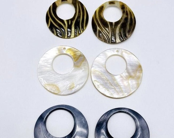 shell charms, DIY shells, Shells for hoop earrings, Shell pairs