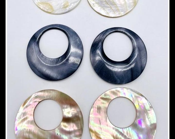 shell charms, DIY shells, Shells for hoop earrings, Shell pairs