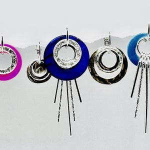 Interchangeable Shell Earrings: Bright Summer Hoop Set