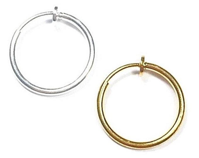 Clip Earrings, Clip On Earrings, Clip Hoops, Gold Clips, Silver Clips  Clip on