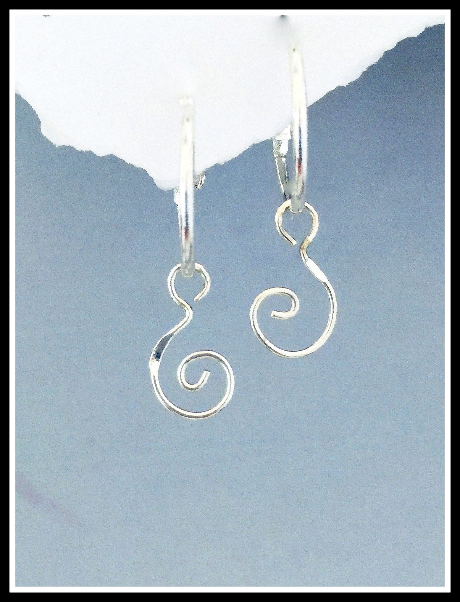 Silver Dangle Shell Earrings, Interchangeable shell earrings, silver Boho  earrings, dangle drop earrings, beach, colors