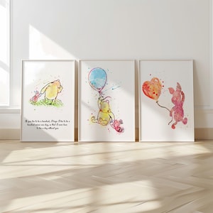 Juego de 3 impresiones artísticas de acuarela, póster, idea de regalo para nieta, decoración infantil, para hija, hijo, mamá, idea de regalo