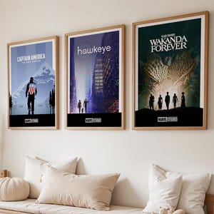 Superhero Movie Posters Unique Wall Art Print Home Décor Alternative Movie Posters #2