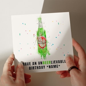 Carte d'anniversaire, carte personnalisée, carte pour fils, carte pour petit-fils, carte pour mari, carte pour papa #123