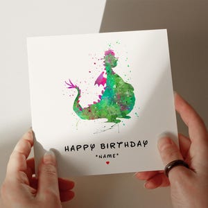 Pete's Dragon Geburtstagskarte, Karte für Tochter, Karte für Frau, Karte für Schwester, Karte für Tochter, Karte für Enkelin, Karte für Schwester #118