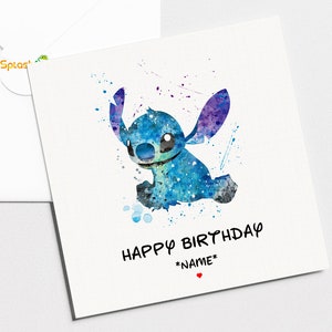 Disney Stitch/angel /for Her/ Personalised Pamper / Stationary