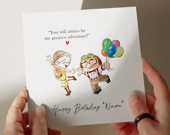 Birthday Card, Personalised Card, Card for Partner, Card for Husband, Card for Wife, Card for Girlfriend, Boyfriend, Cute Card #SF847